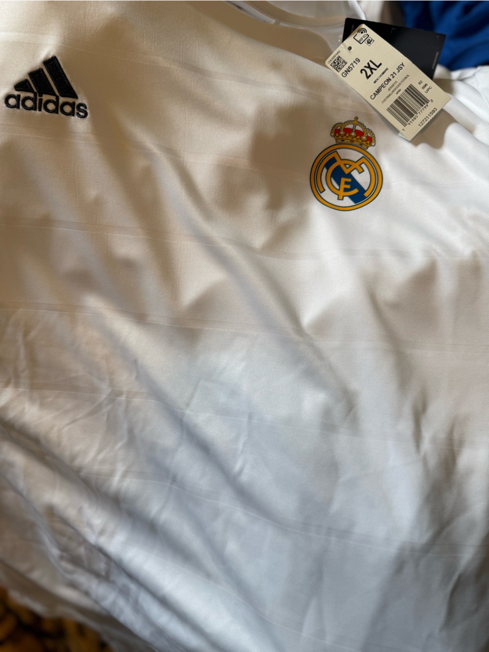 2XL Adidas Real Madrid Jersey